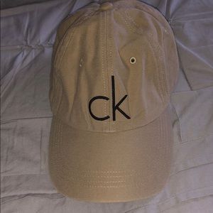 Calvin Klein Tan/Beige baseball cap